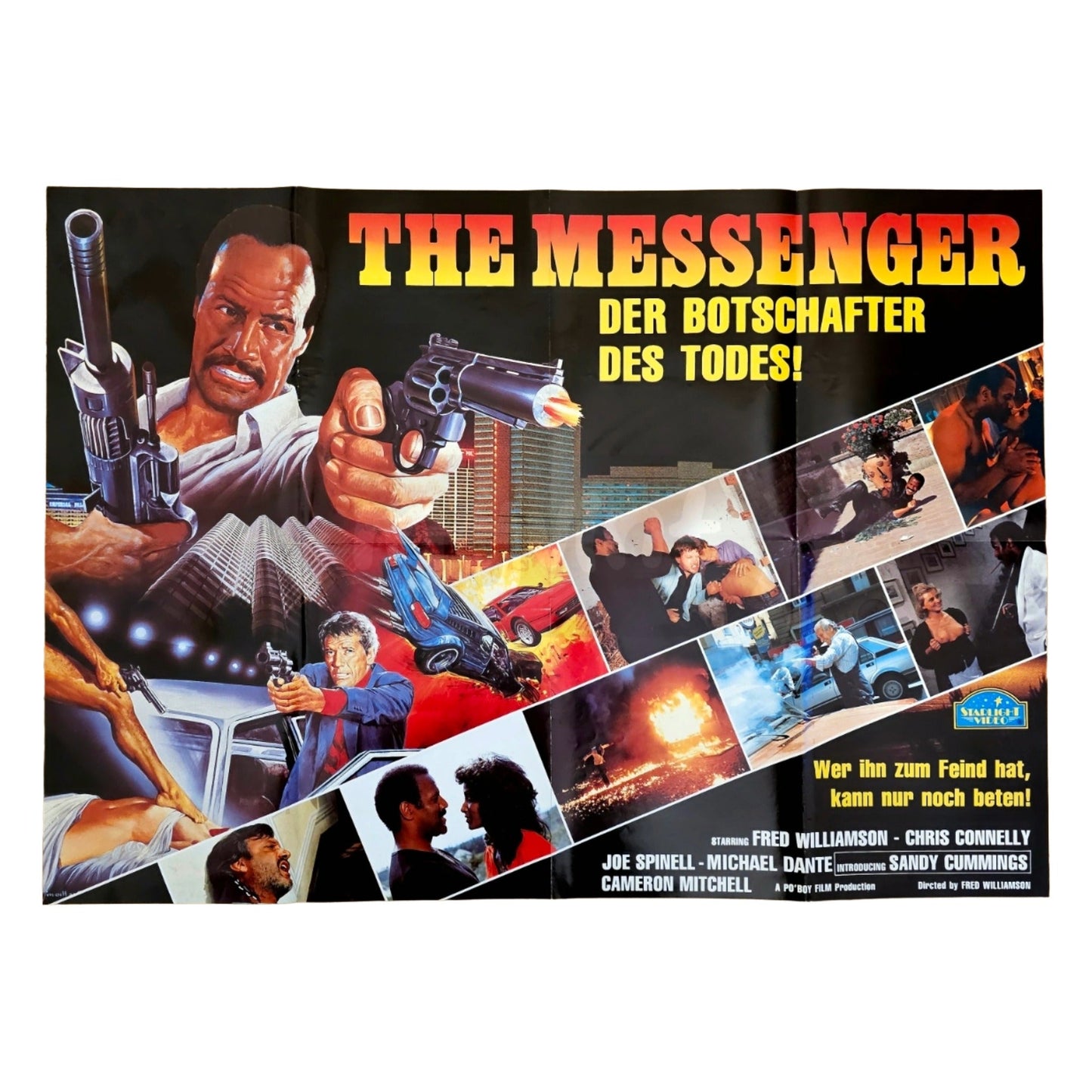 The Messenger 1986 Original Videothekenplakat Videoposter A1 Querformat (Deutsch)