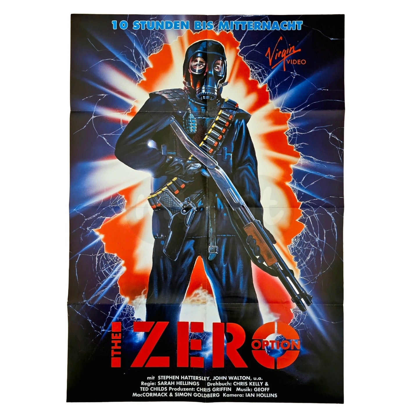 The Zero Option 1988 Original Videothekenplakat Videoposter A1 (Deutsch)