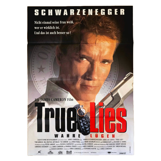 True Lies Wahre Lügen 1994 Arnold Schwarzenegger Original Filmplakat A1 (Deutsch)