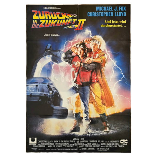 Zurück In Die Zukunft 2 1989 Original Filmplakat A1 (Deutsch)